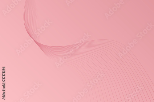A photograph showcasing a pink background adorned with a wavy design © okskukuruza
