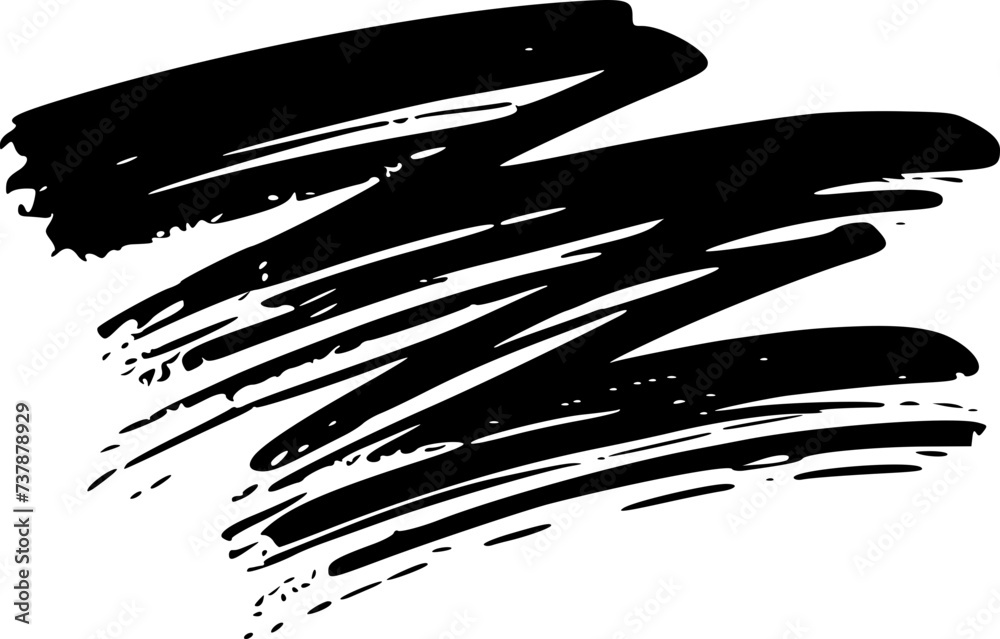 Brush stroke, abstract element. Brush stroke, abstract element.