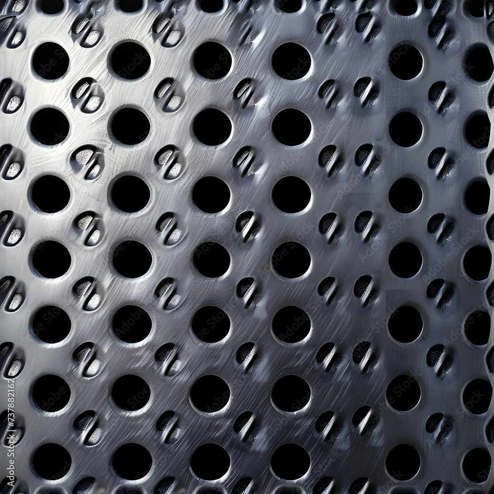 Perforated or textured grid metal texture Perforated or textured grid metal texture
