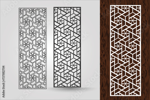 Floral Laser-Cut 3. Abstract Acrylic Design