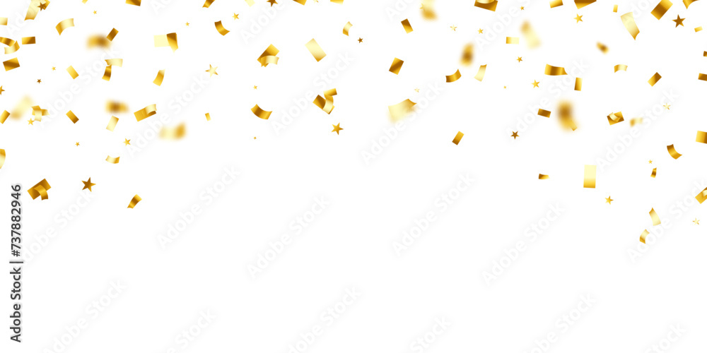 golden confetti background for festival decoration vector illustration golden confetti background for festival decoration vector illustration