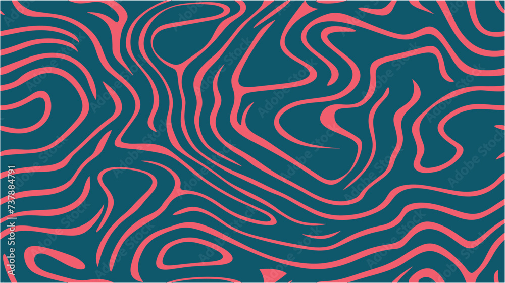 Grunge texture. Design for fabric, Wallpaper, and cards . Colorful illustration, which consists of curves. Abstract zig zag line wave background. Wave Lines Pattern Abstract Background. Seamless.