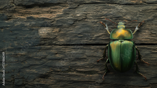 Green bug. Cetonia aurata