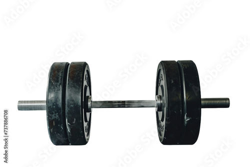 The Art of Weight lifting On Transparent Background.