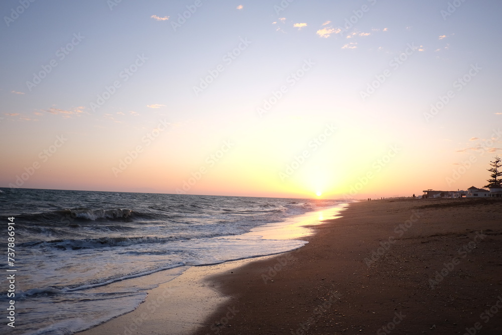 Obraz premium Atardecer en Cádiz