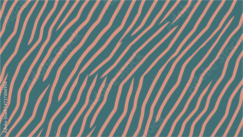Seamless surface pattern design with sine waves ornament. Retro design for cards, posters and billboards. The geometric pattern vector background. Stripes wallpaper.