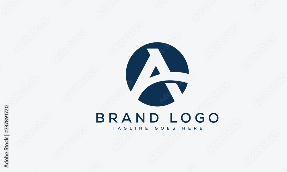 letter A logo design vector template design for brand.