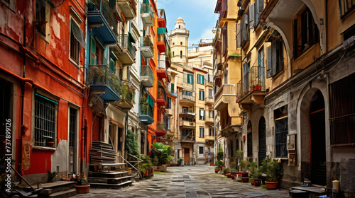 Old downtown in Genova © levit
