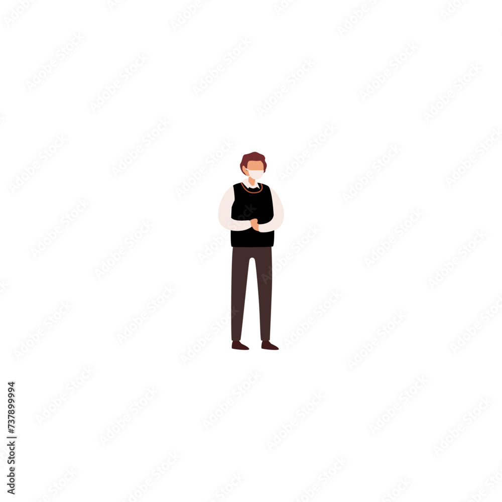 set vector cancer day poses people awareness set vector cancer day poses people awareness