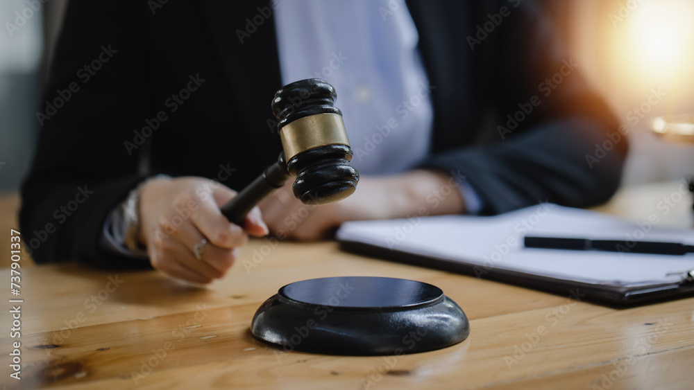 Concepts of Law and Legal services. Lawyer asian woman working at law office. Concepts of Law and Legal services. Lawyer asian woman working at law office.