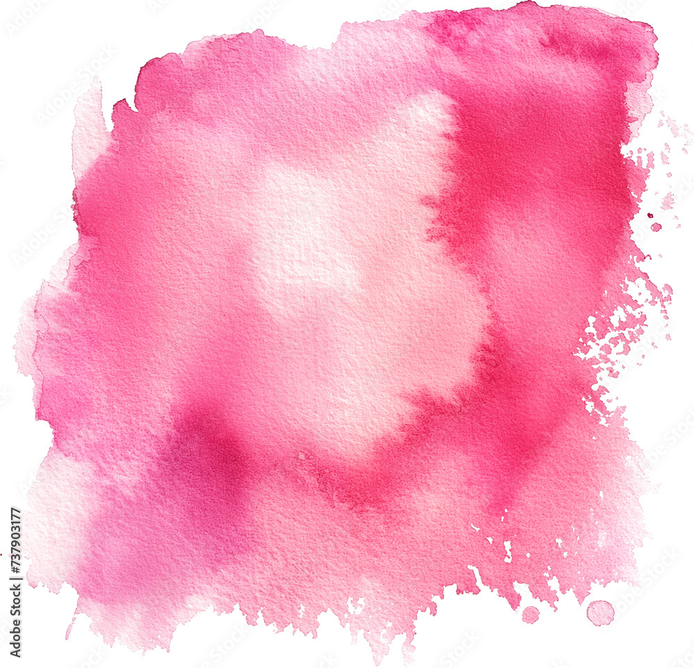Watercolor pink stain texture