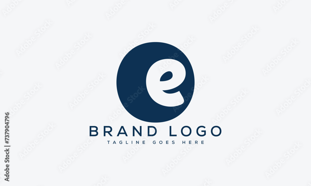 letter E logo design vector template design for brand. letter E logo design vector template design for brand.