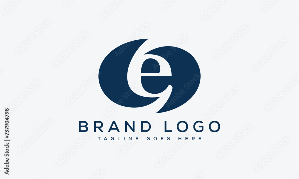 letter E logo design vector template design for brand. letter E logo design vector template design for brand.