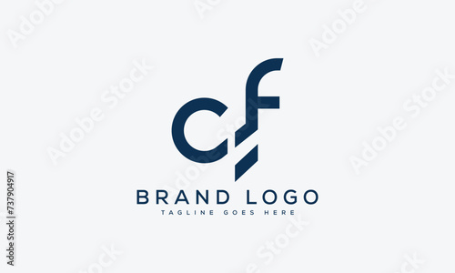 letter CF logo design vector template design for brand.