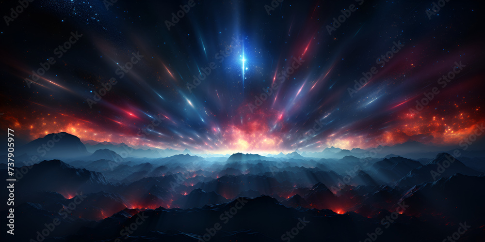  a picture of a space scene with a spiral,Galactic spiral space scene.