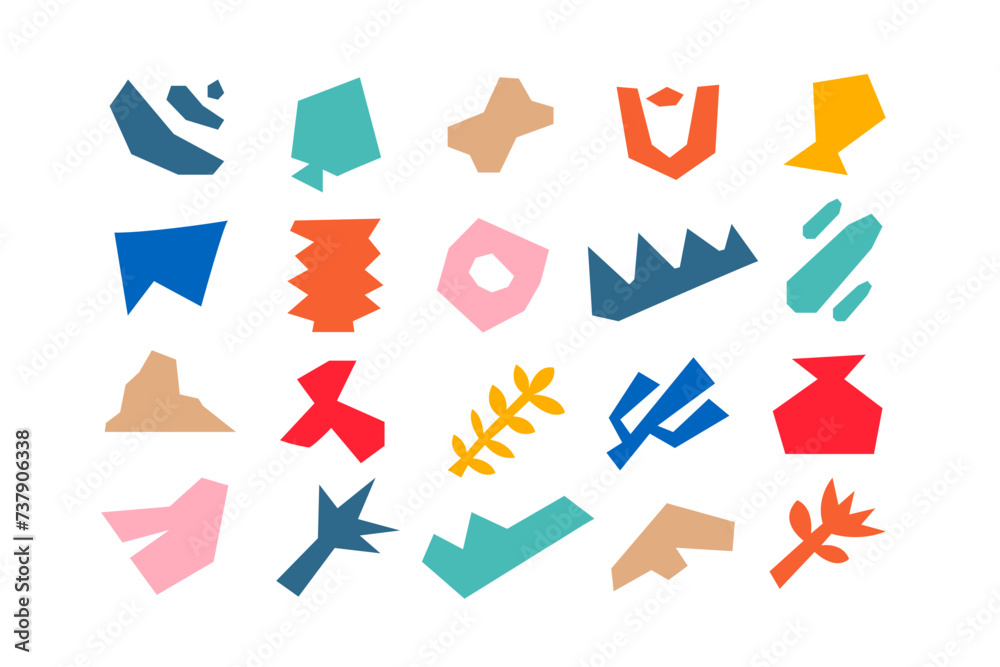 Editable collection of abstract vector shapes. DIY graphic kit to create your own aesthetic art and design. Use on printable product, presentation, infographics, content, publication, packaging, UI Editable collection of abstract vector shapes. DIY graphic kit to create your own aesthetic art and design. Use on printable product, presentation, infographics, content, publication, packaging, UI