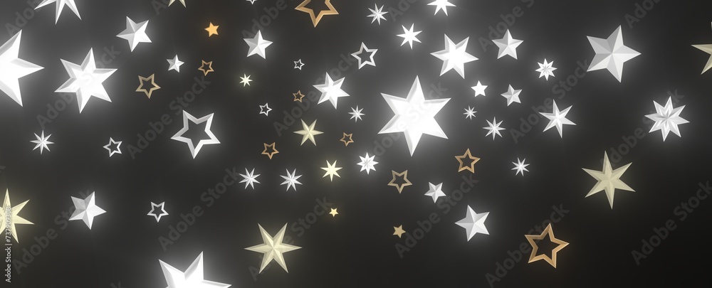 Holiday golden decoration, glitter frame isolated - Holiday golden decoration, glitter frame isolated -