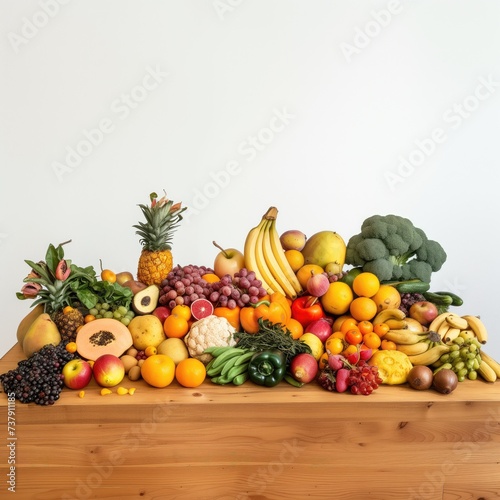 Healthy fresh fruits  multivitamins