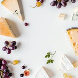 Delicious slices of healthy cheese
