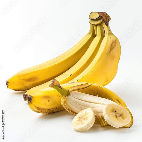 Fresh tropical fruits- bananas, healthy and organic