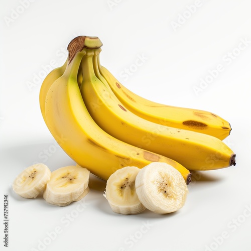 Fresh tropical fruits- bananas, healthy and organic