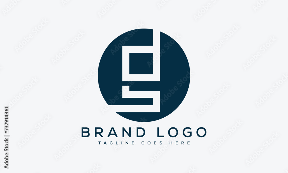 letter DS, SD logo design vector template design for brand. letter DS, SD logo design vector template design for brand.