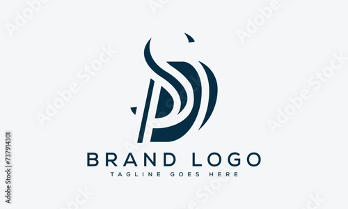 letter DS, SD logo design vector template design for brand.