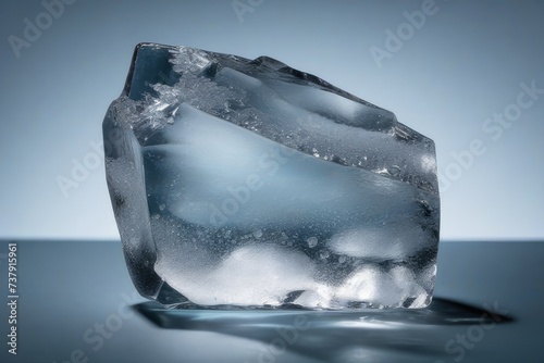 a high quality stock photograph of a single Ice isolated on transparent background