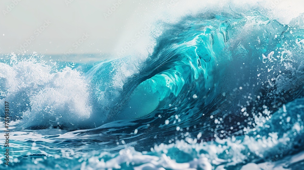 Transparent Ocean Water Wave Copy Space for Transparent Ocean Water Wave Copy Space for