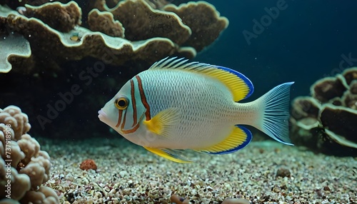 Tropical Fish in Saltwater: Ballesta Species © Aiwonders