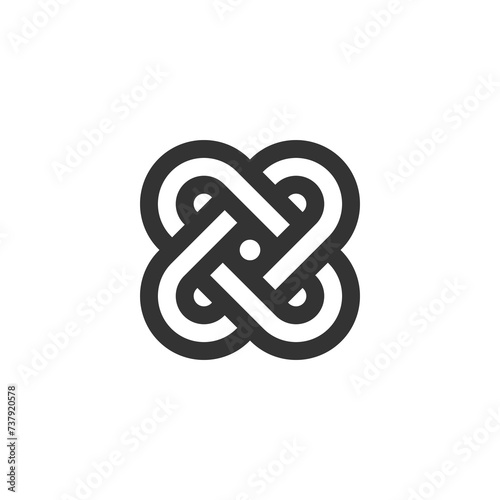 heart symbol made from paper