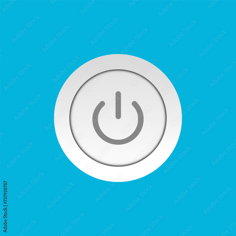 Power Flat Vector Icon design Power Flat Vector Icon design