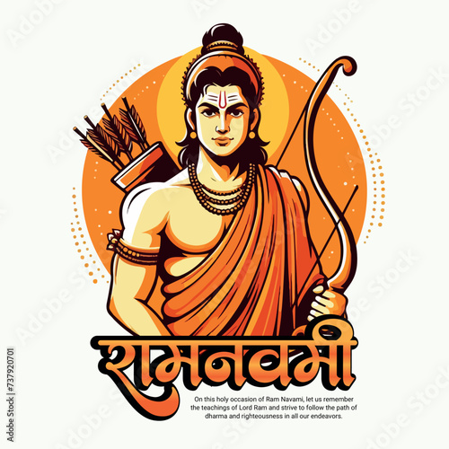 Shri Ram Navami Happy Ram Navami Social media Post template banner photo