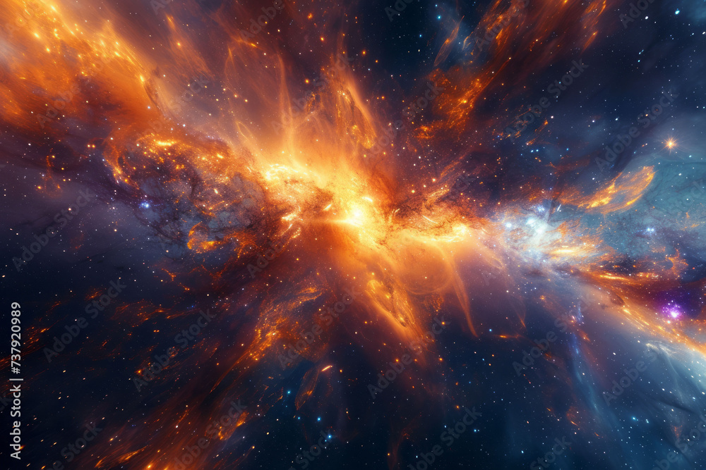 An intense radiant energy converging towards the enigmatic event horizon, with celestial bodies adorning the cosmic. An intense radiant energy converging towards the enigmatic event horizon, with celestial bodies adorning the cosmic.