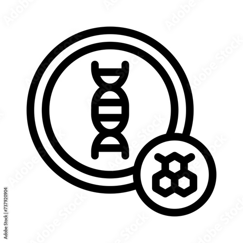 genetic line icon
