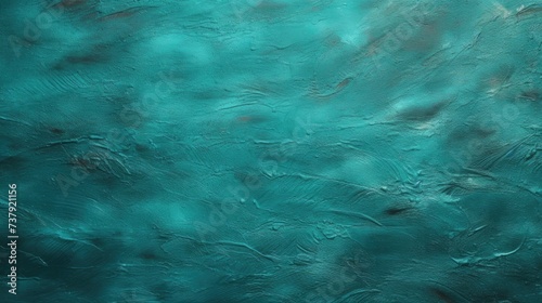 Teal foil decorative texture. Teal background for artwork.
