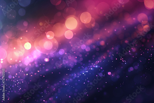 Abstract background in pastel colors with glitter and bokeh, space imitation. Magic background with copy space.
