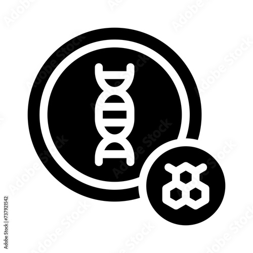 genetic glyph icon