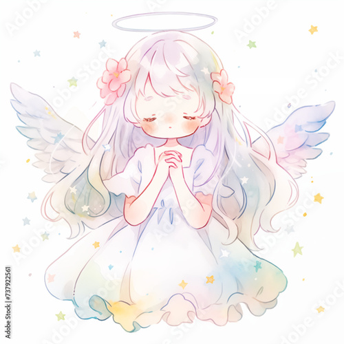天使の壁紙素材