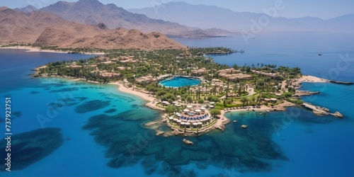 View of the Dahab's Coral Oasis: Untouched Beauty on the Red Sea 