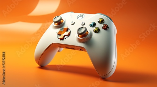 a white video game controller