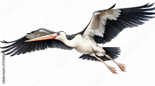 Flying Stork Ciconia 