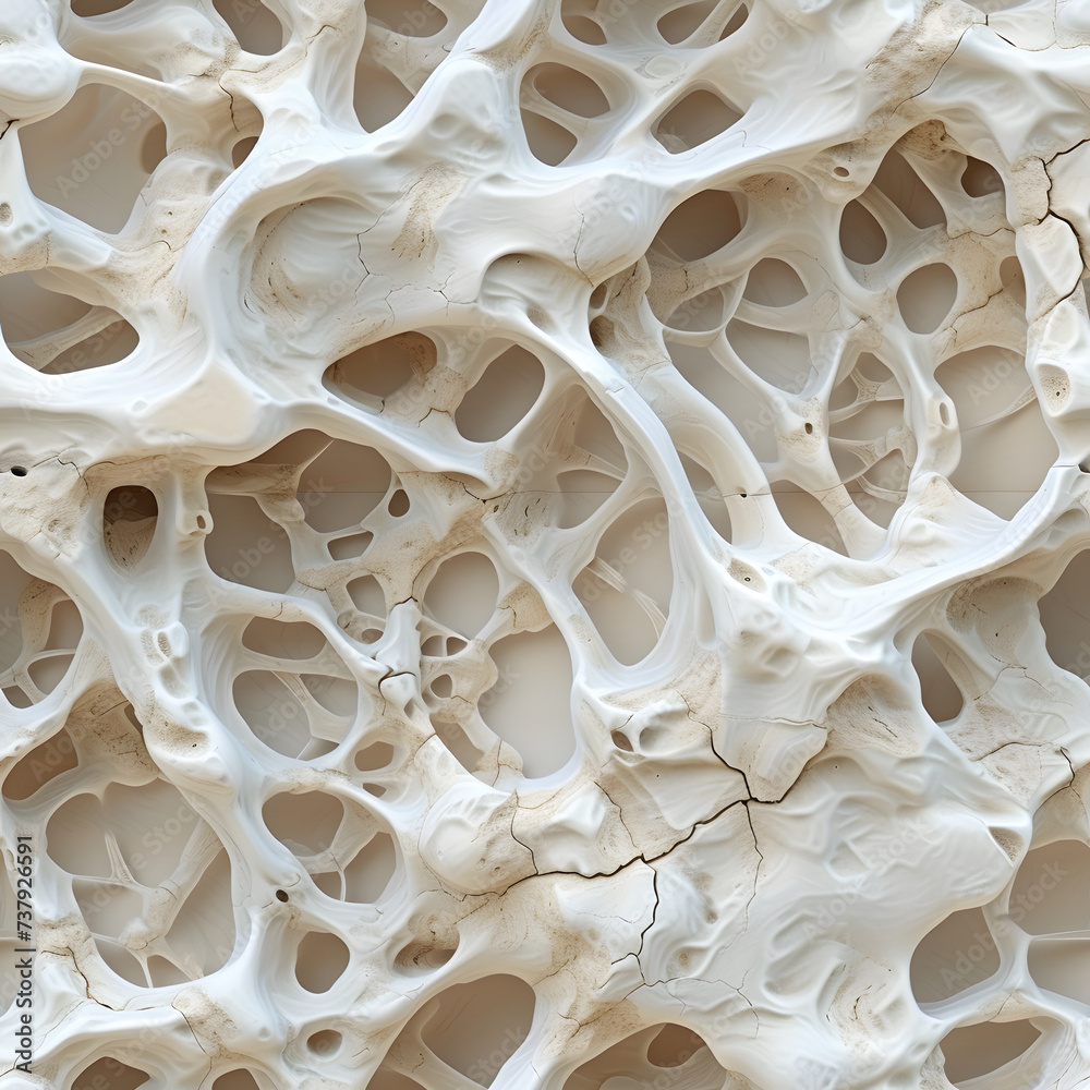 detailed bone structure texture tile pattern - obrazy, fototapety, plakaty 