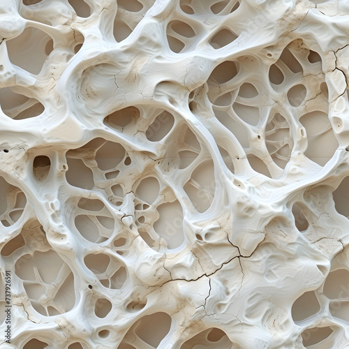 detailed bone structure texture tile pattern