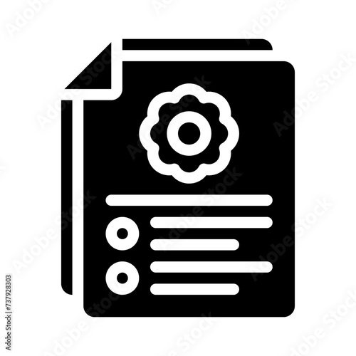 agreement glyph icon