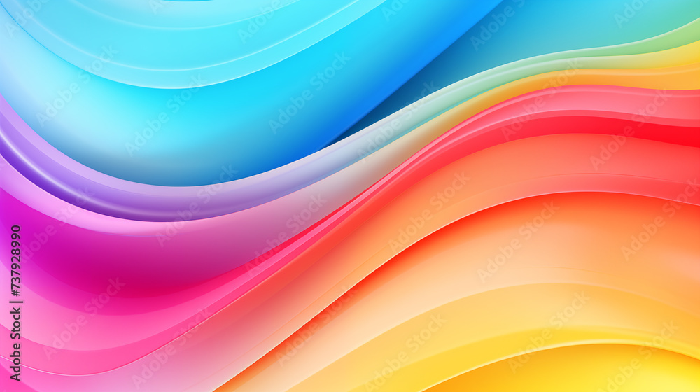 3d render, abstract background with wavy folds of Colorful silk cloth 3d render, abstract background with wavy folds of Colorful silk cloth