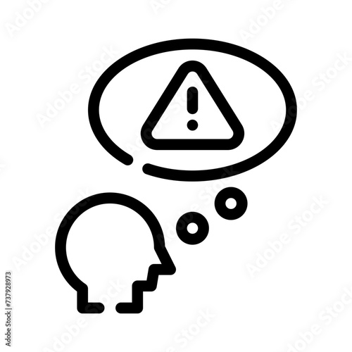 concern line icon