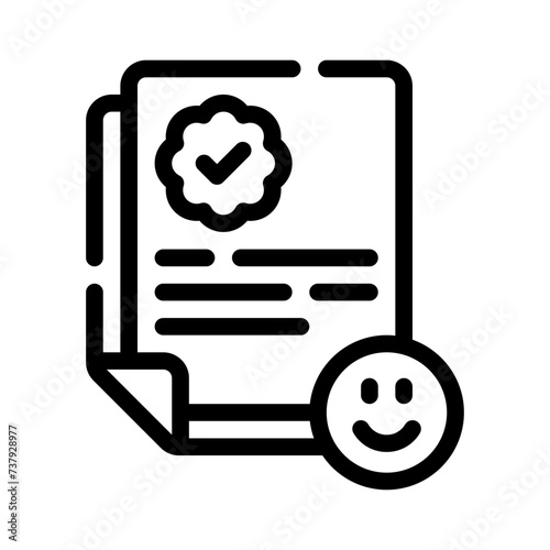 commitment line icon