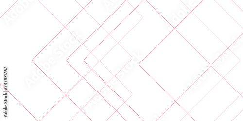 Abstract Pink Geometric squares with modern technology design. Futuristic digital landscape with lines. Concept for dynamic websites, striking posters, and business booklets.