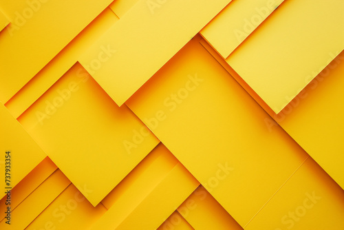 Yellow Cardboard Paper on white background.